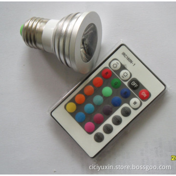 Remote Control RGB 3W LED Spotlight